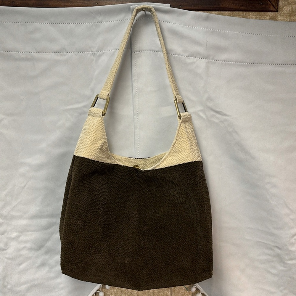 B’s Boho style brown and cream purse